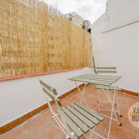 Atico Calle Silva Para 3Pax Con Terraza Esquina Con Gran Via E2 Madrid Luaran gambar